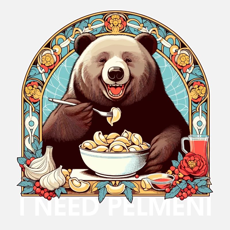 Ich brauche Pelmeni Bär Geschenk