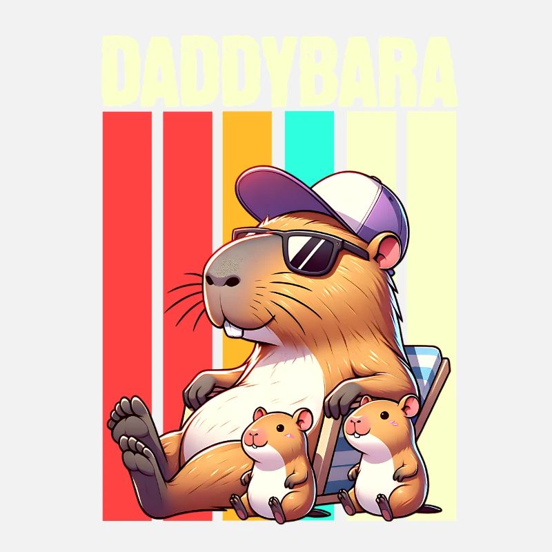 Daddybara Capybara Vater Papa