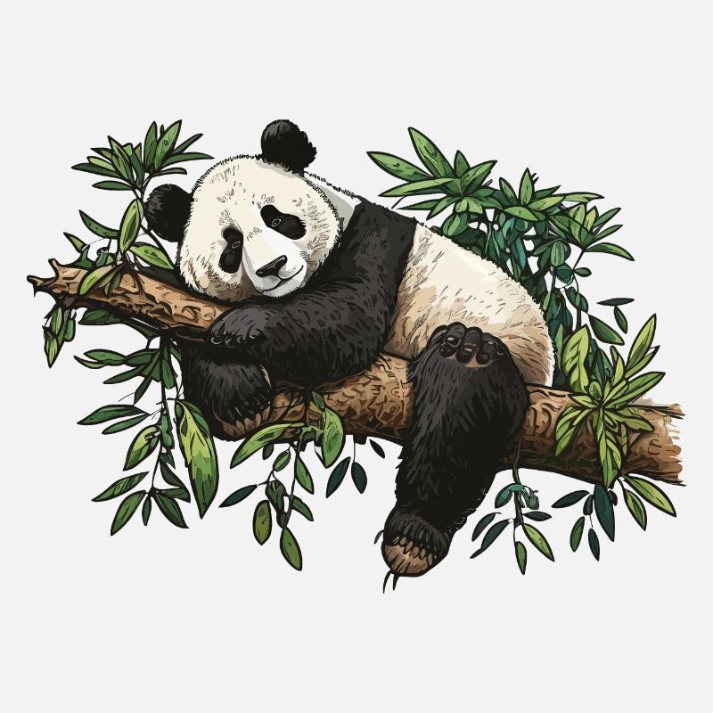 Le panda en bambou