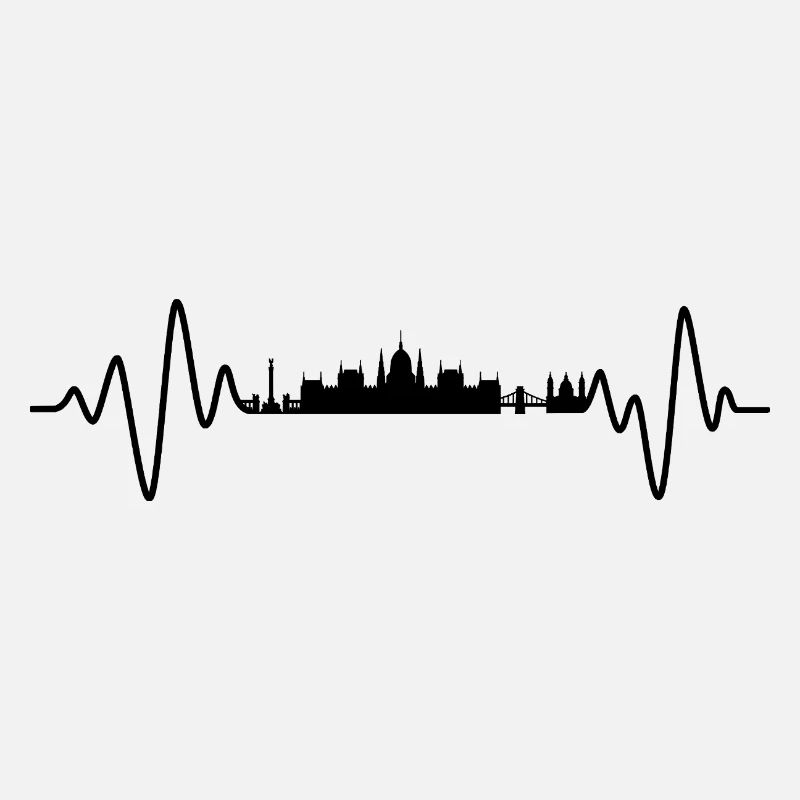 Budapest Heartbeat Skyline