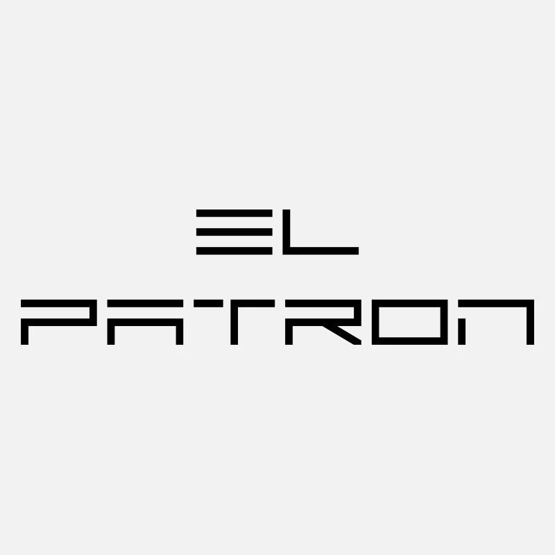 El Patron Lettering – Stylischer Spruch