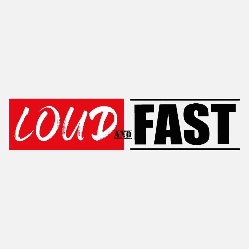loud and fast tuner tuning schrauber sticker shirt