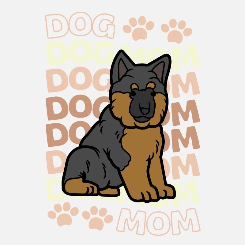 Süßer Deutscher Schäferhund Welpe Kawaii