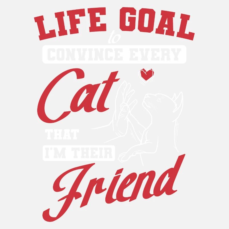 Objectif de vie pour convaincre chaque chat que je suis leur ami