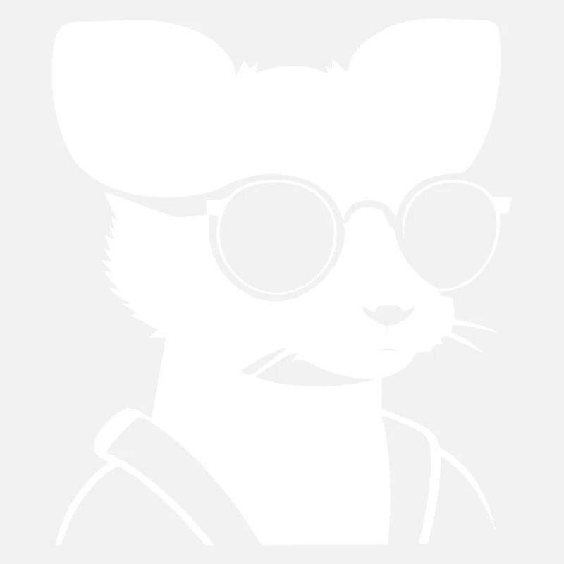 Frettchen mit Sonnenbrille Coole Frettchen