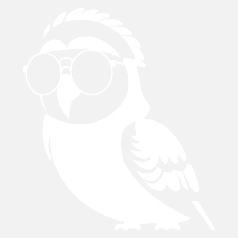 Lustiger Vogel mit Sonnenbrille Cool Bourke's Parak