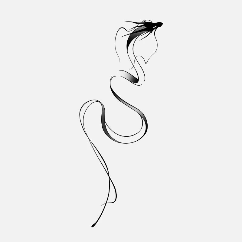Serpent des mers lineart