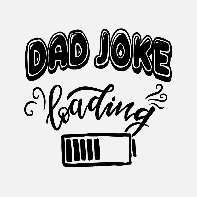 BAD JOKE Loading Father's Day gift joke