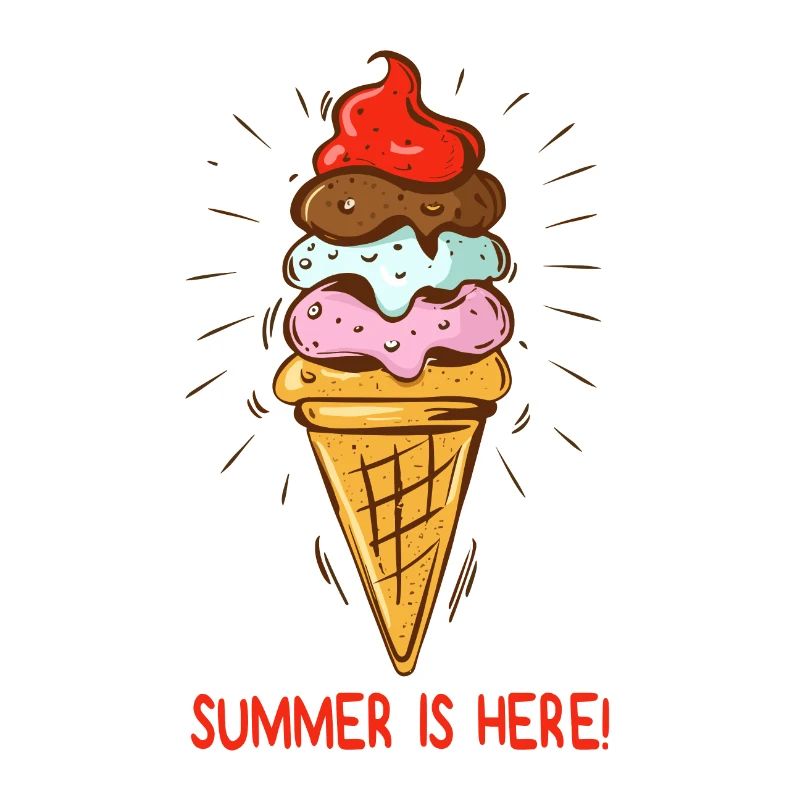 Eis Summer is here Eiscreme Eisdiele Sommerzeit