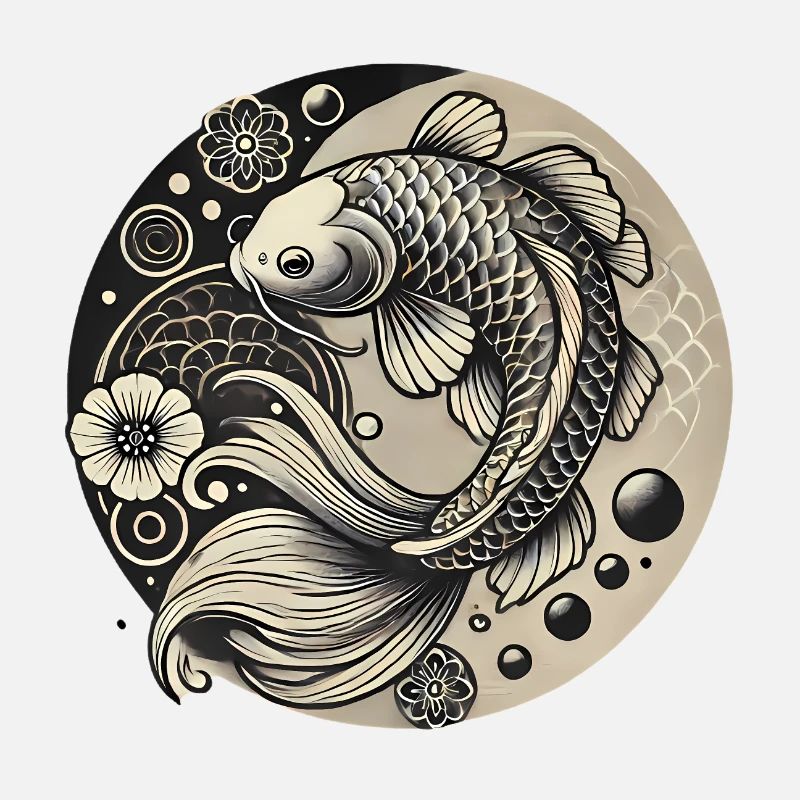 Koi Fish Harmony Design