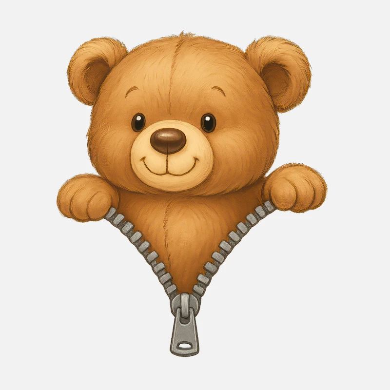 Ours en peluche avec fermeture éclair - Sweet Bear