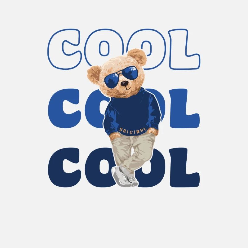 Cooler Teddybär mit Sonnenbrille - Cool