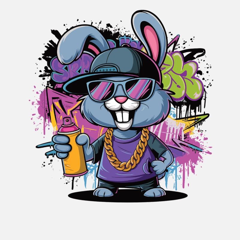 Graffiti Hase mit Style
