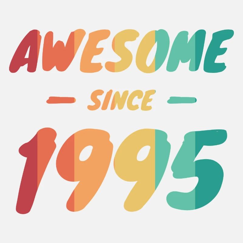 Awesome Since 1995 Geschenkidee Vintage