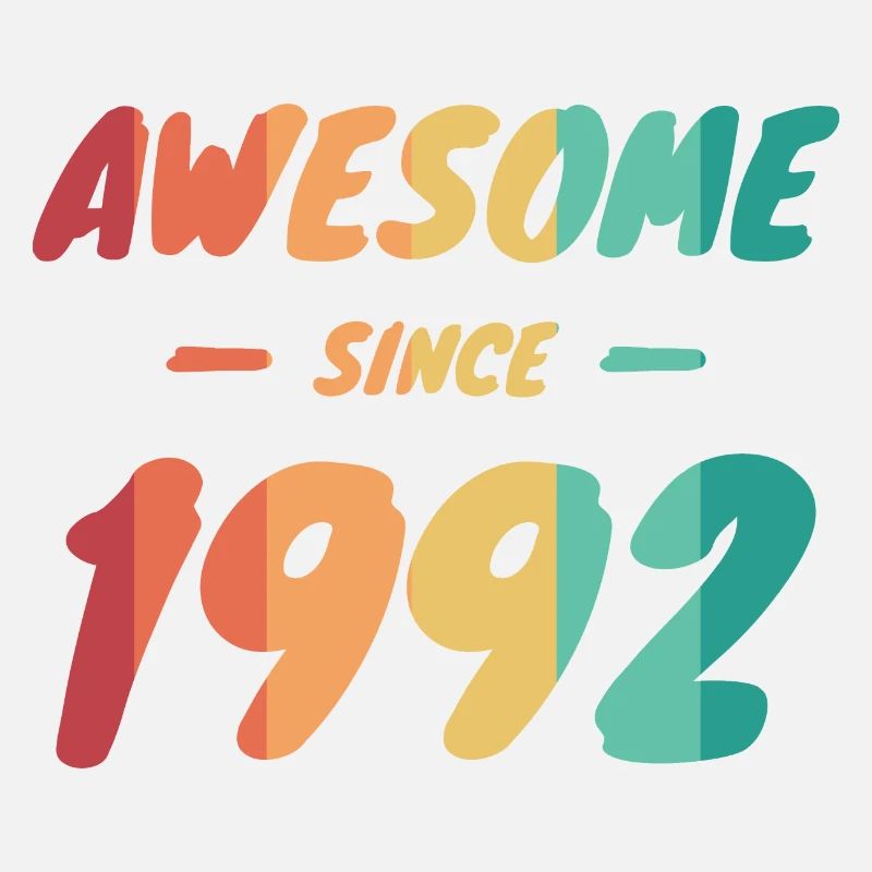Awesome Since 1992 Geschenkidee Vintage