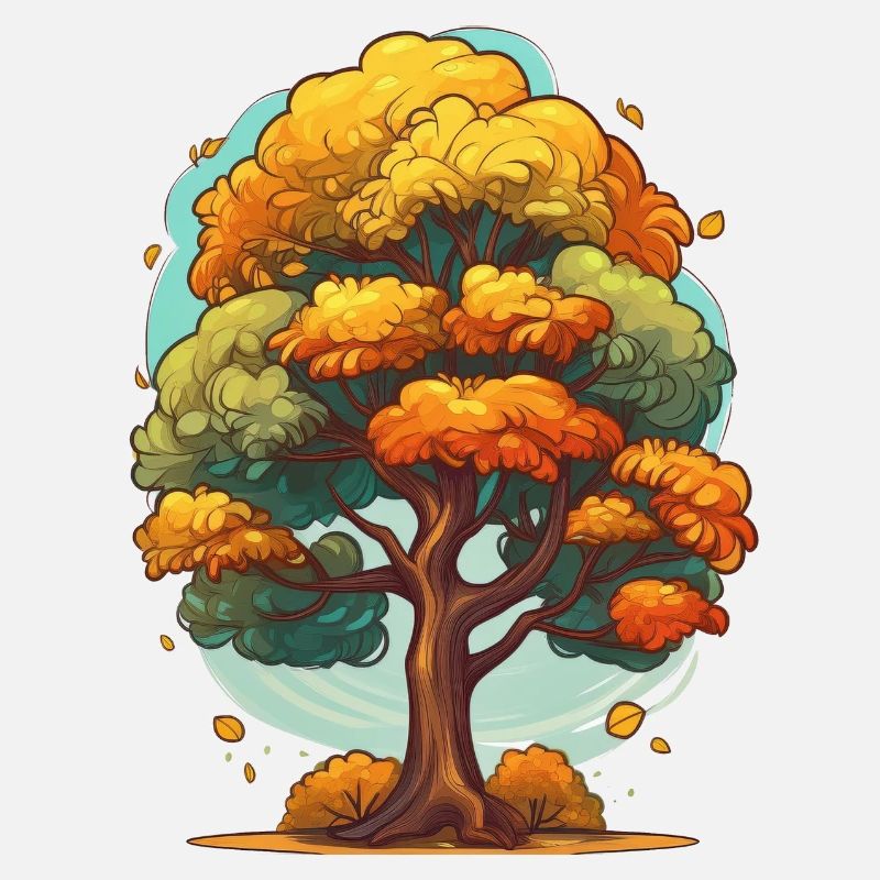 A tree in autumn