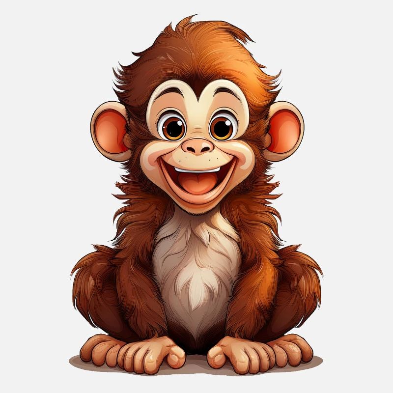 A cute, crazy monkey