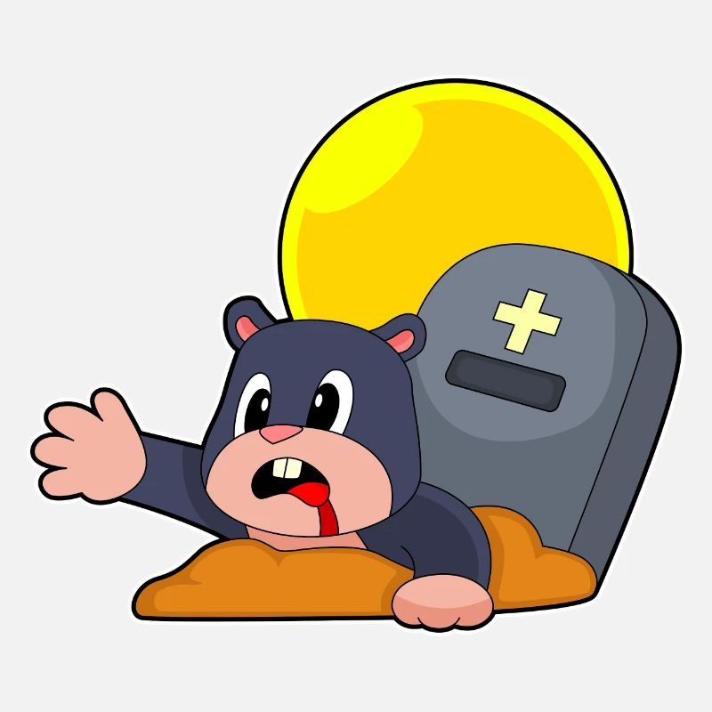 Mole Halloween Grave