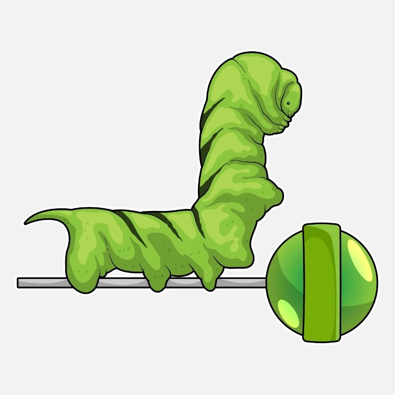 Caterpillar lollipop