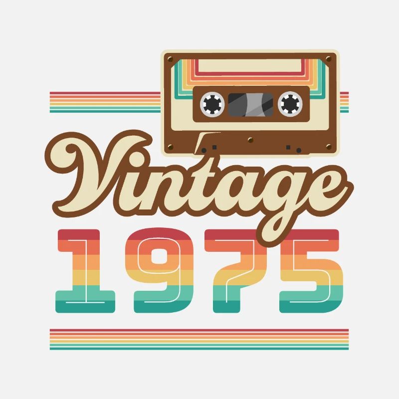1975 Année de construction Idée cadeau vintage rétro