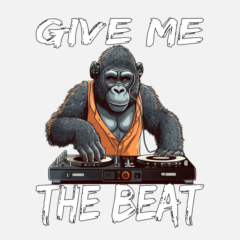 Give Me The Beat DJ Musik Techno Kopfhörer Pop