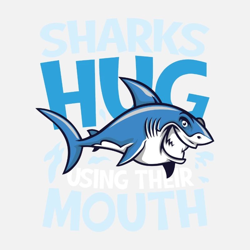 Sharks Hug Using Their Mouth
