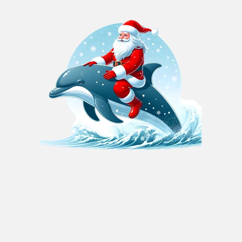 Delfin Weihnachtsmann
