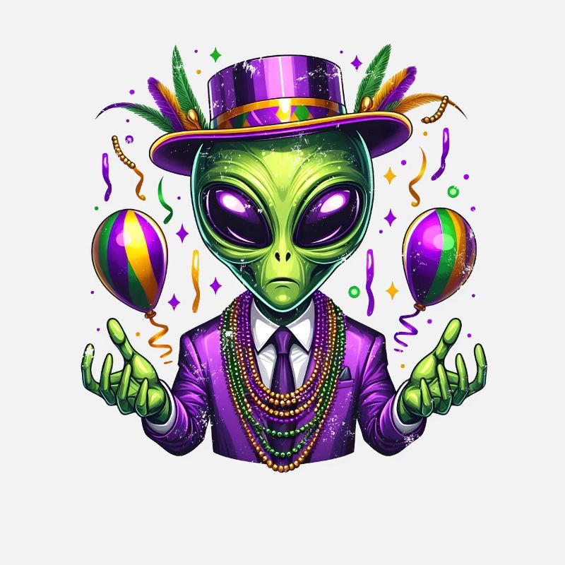 Mardi Gras Alien