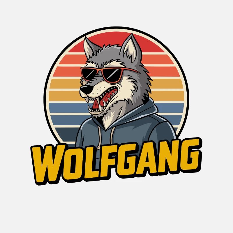 Wolfgang Wolf Retro Stil mit Sonnenbrille