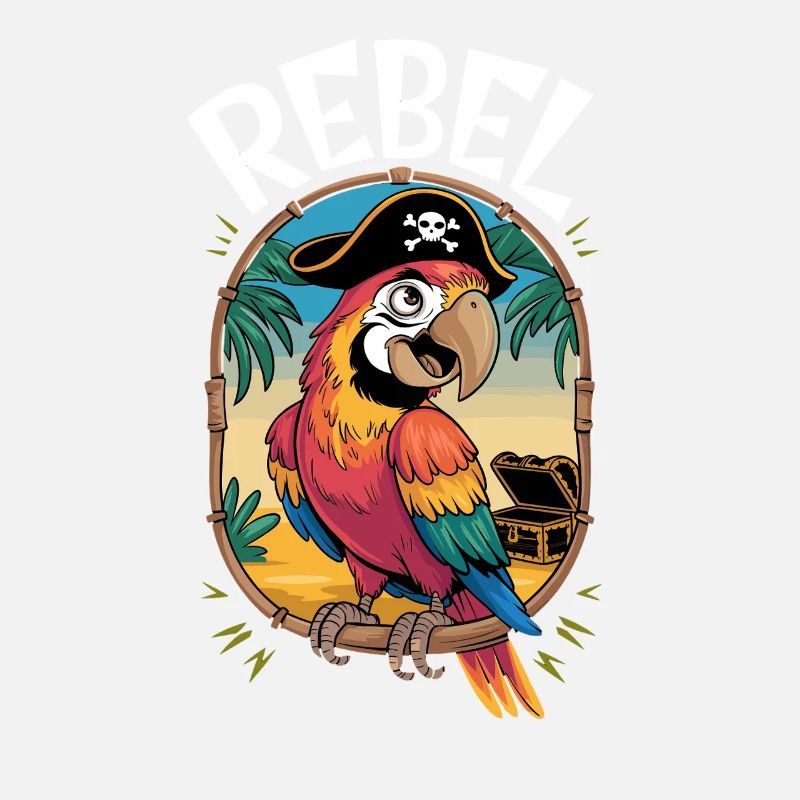 Rebellious Pirate Parrot Adventure Design