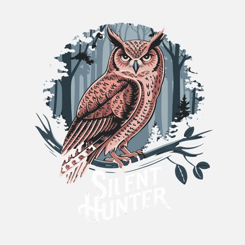 Eule Silent Hunter Nacht für einen Eulen Fan