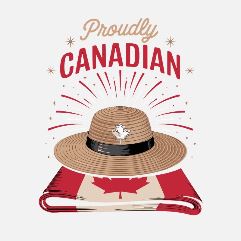 Pride Canadian Solemn Maple Leaf Motif