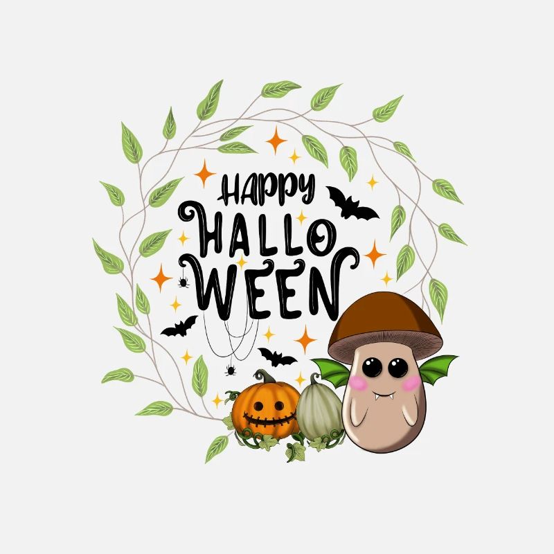 Happy Halloween Braunkappe Pilz