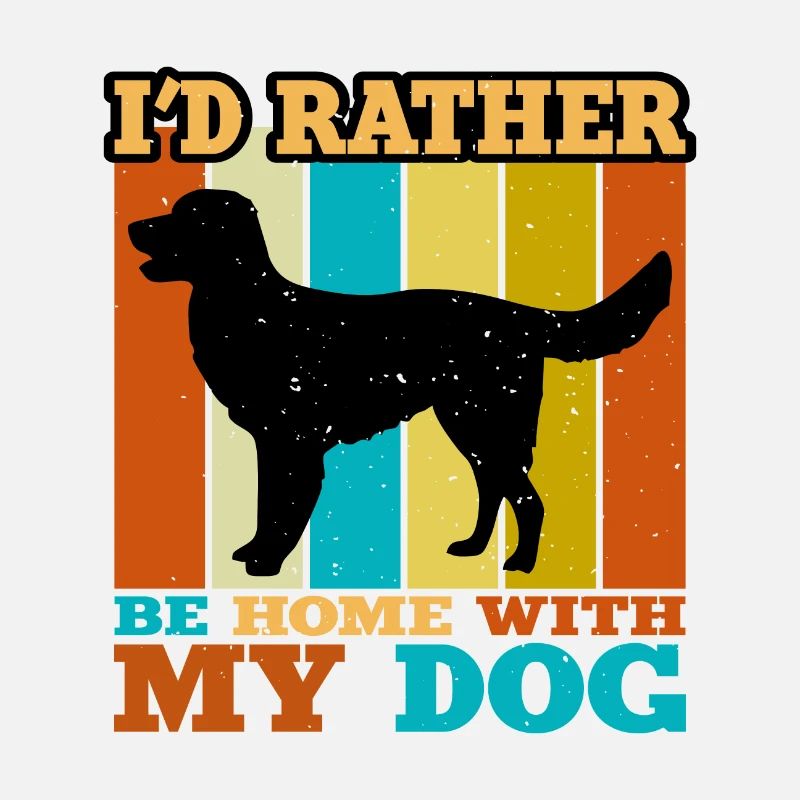 German Longhaired Pointer Dog Silhouette Retro