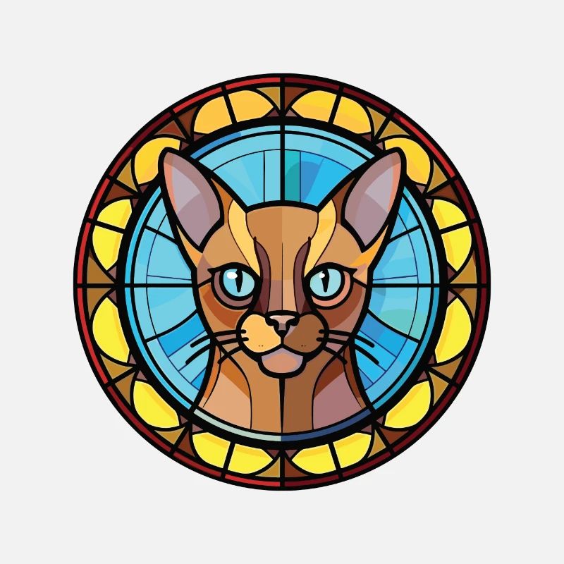Illustration à l’aquarelle colorée de race de chat birman