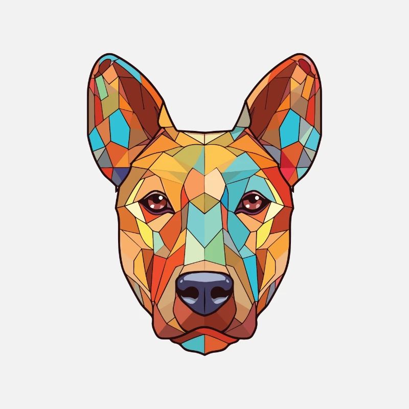 Thailändische Ridgeback-Hunderasse Aquarell-Illustration