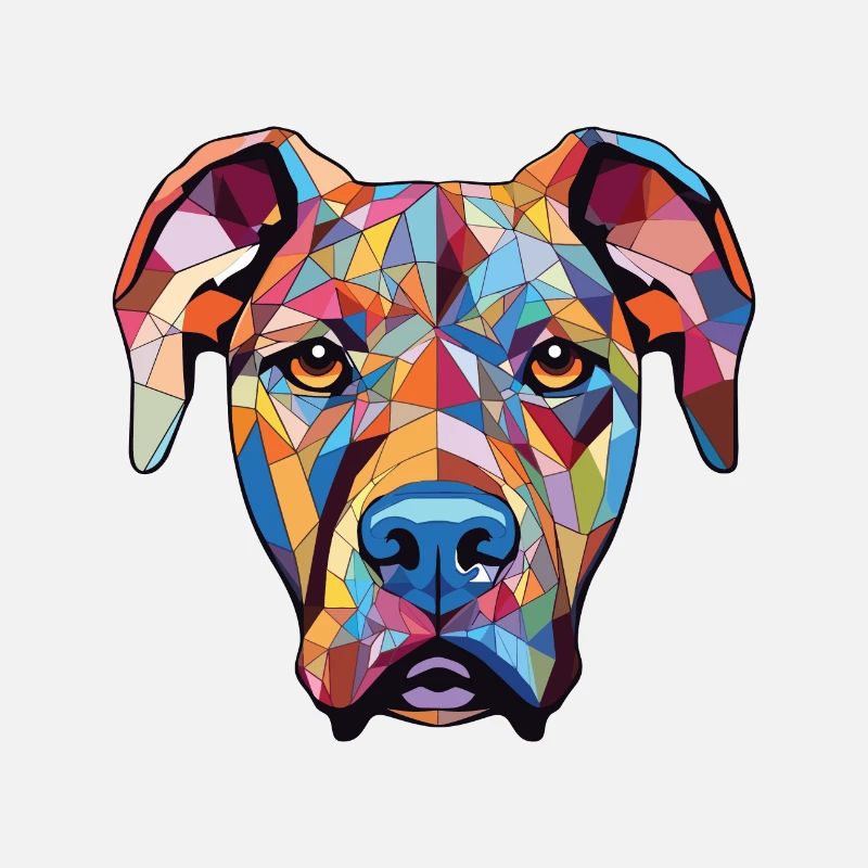 Bully Kutta Hunderasse Aquarell Illustration