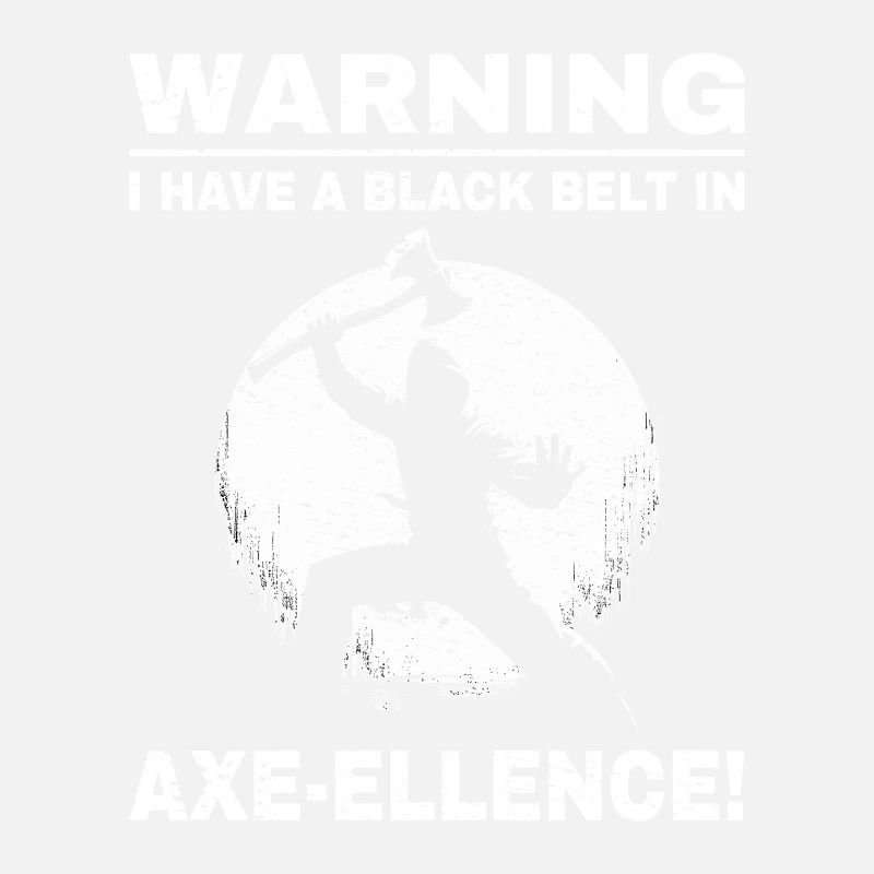 Lancer de hache Ninja Axe Thrower Black Belt Drôle