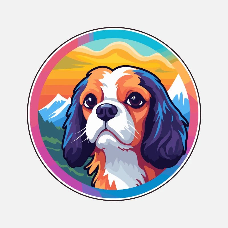 Cavalier King Charles Spaniel Dog Breed Cartoon Ka