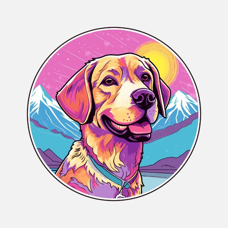 Braque Saint Germain chien race dessin animé kawaii Wate