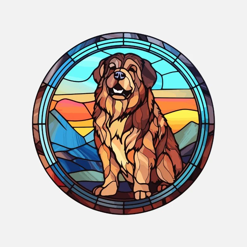 Estrela Sennenhund Rasse Buntes Glas