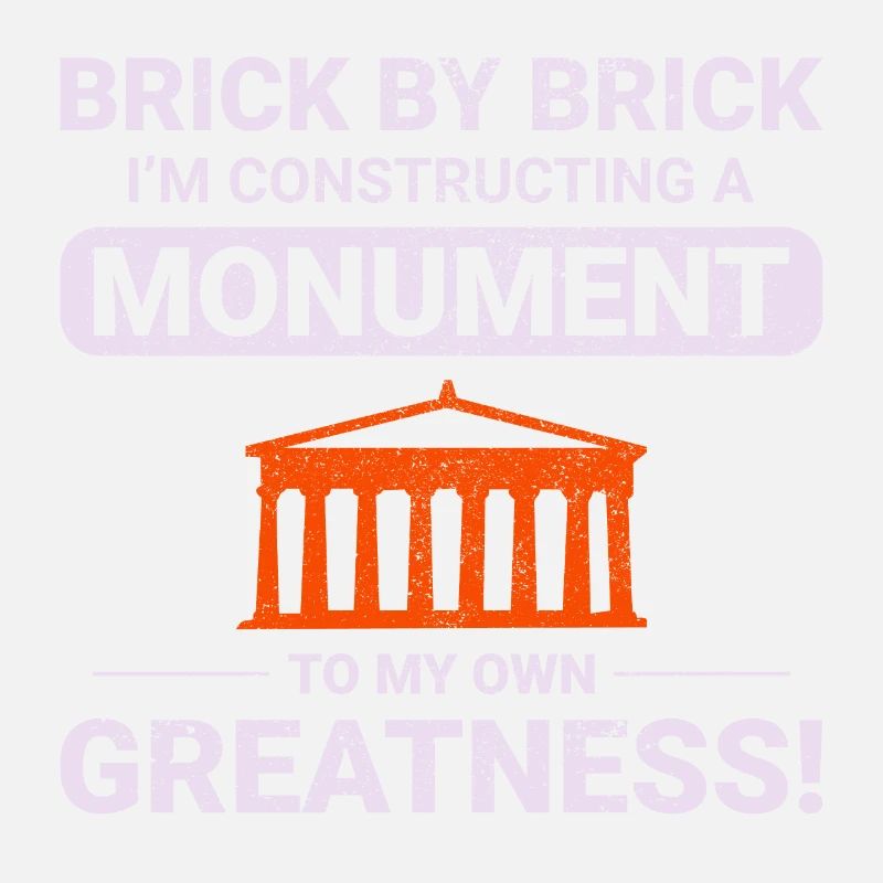 Monumental Brick Mastery: Humorous Bricklayer