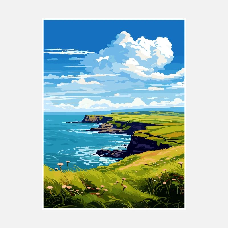 Das Lizard Peninsula Cornwall Reiseposter