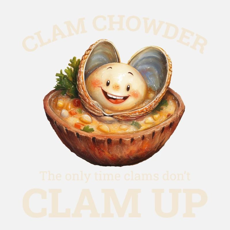 Clam Chowder Shellfish Hilarious Seafood Soup