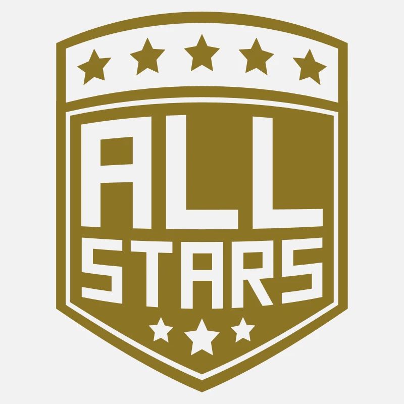 Allstars Schild Rang Abzeichen