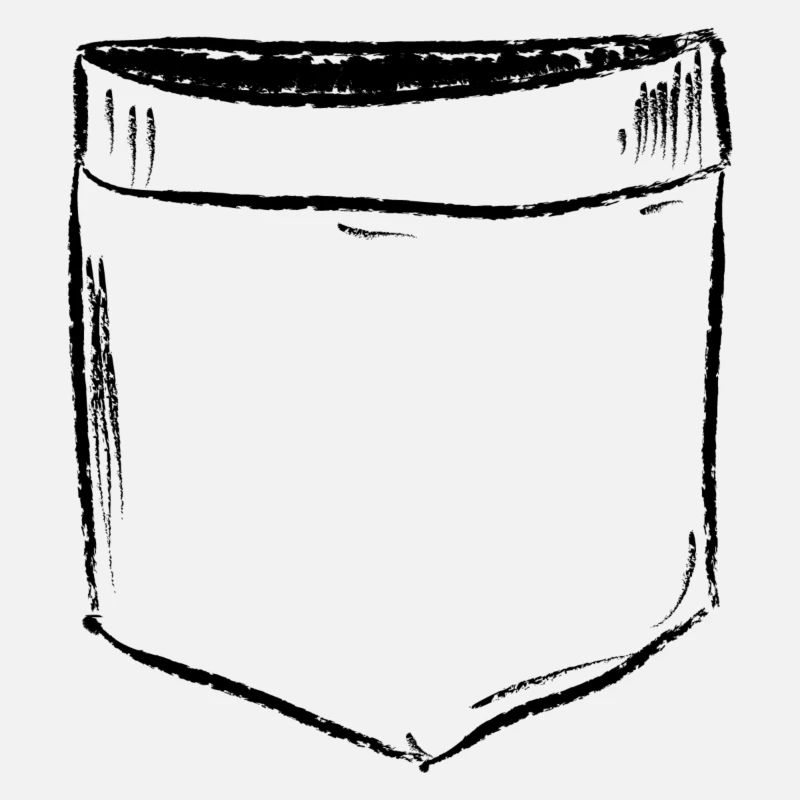 Brusttasche Comic Draw