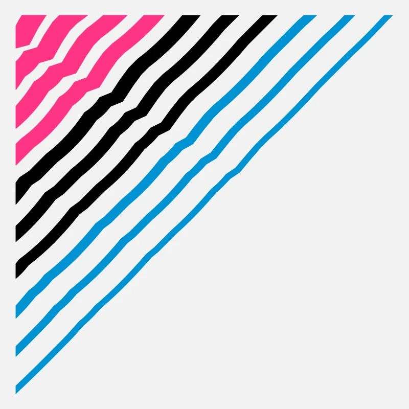 Lignes de forme triangulaire nombreuses lignes mot