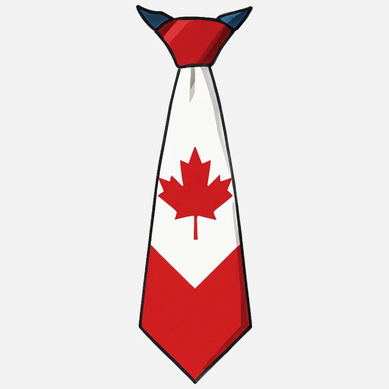 Canada Tie – Flag Design