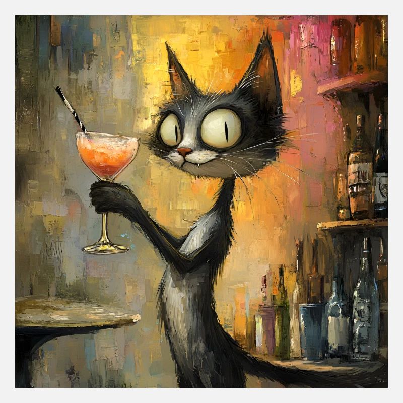 Cocktail and Moustaches