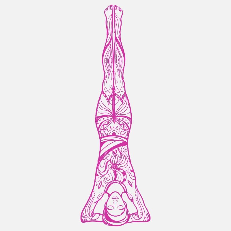 03 Sirshasana oder Kopf-Yoga | Zeichnen von Strichen